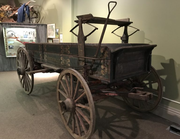 Wagon becomes part of the Living on the Land exhibit at JCHC.