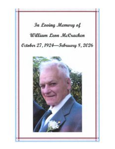 Bill McCracken Memorial Donations